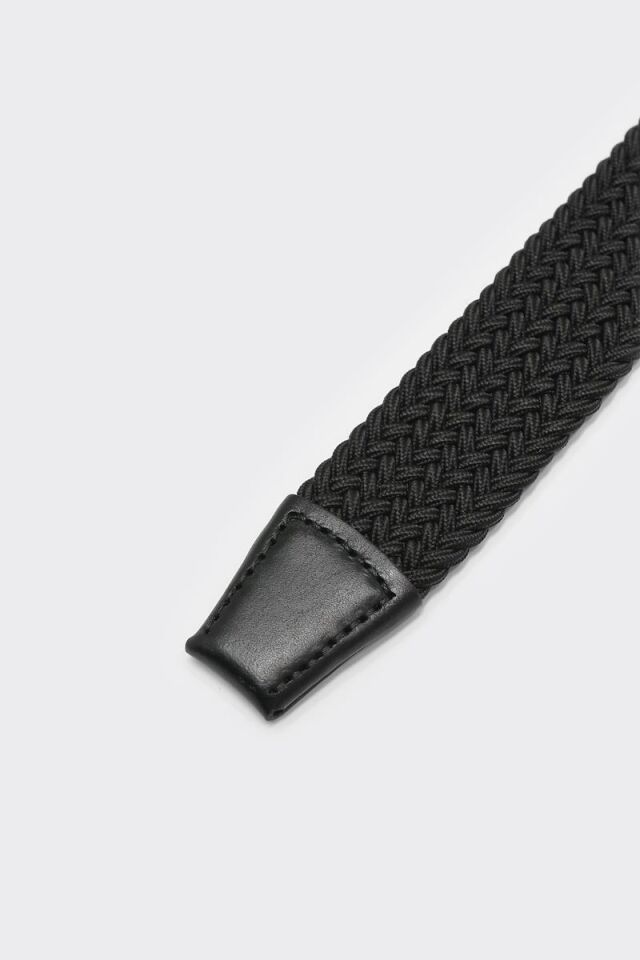 Örgü Kemer Siyah - 130