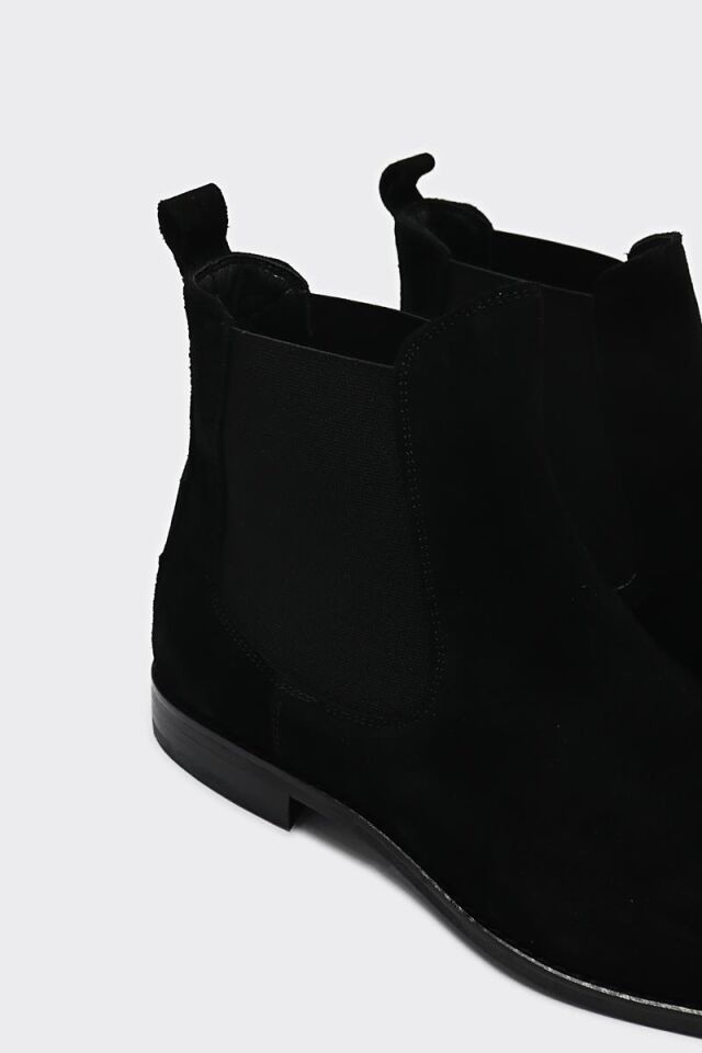 Chelsea Bot Siyah Süet - 42