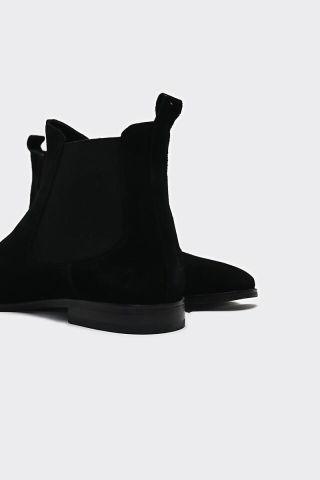 Chelsea Bot Siyah Süet - 42