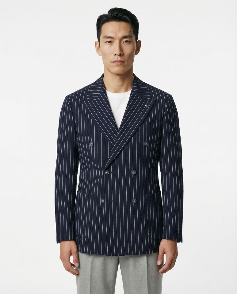 Cosmo  Kruvaze Ceket Lacivert - 58