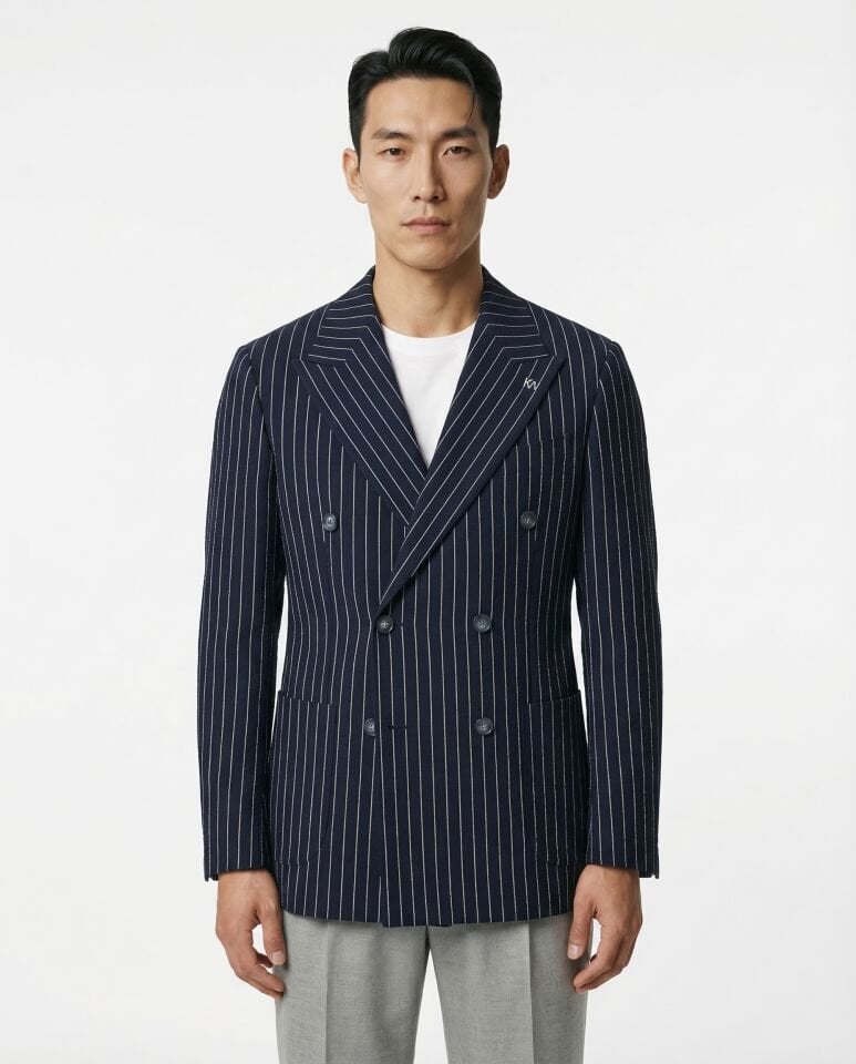 Cosmo  Kruvaze Ceket Lacivert - 58