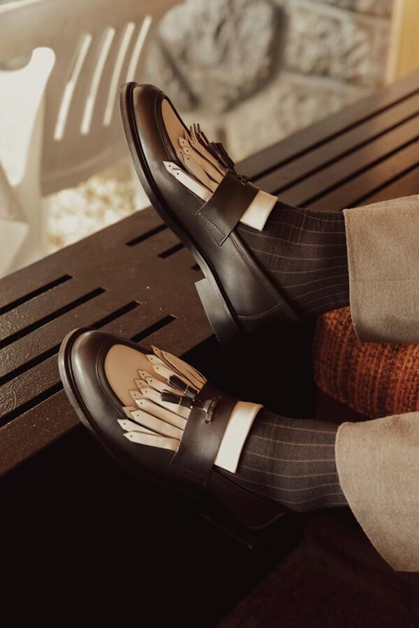 Loafer Ayakkabı Acı Kahve Santo-Naturel Crast - 42