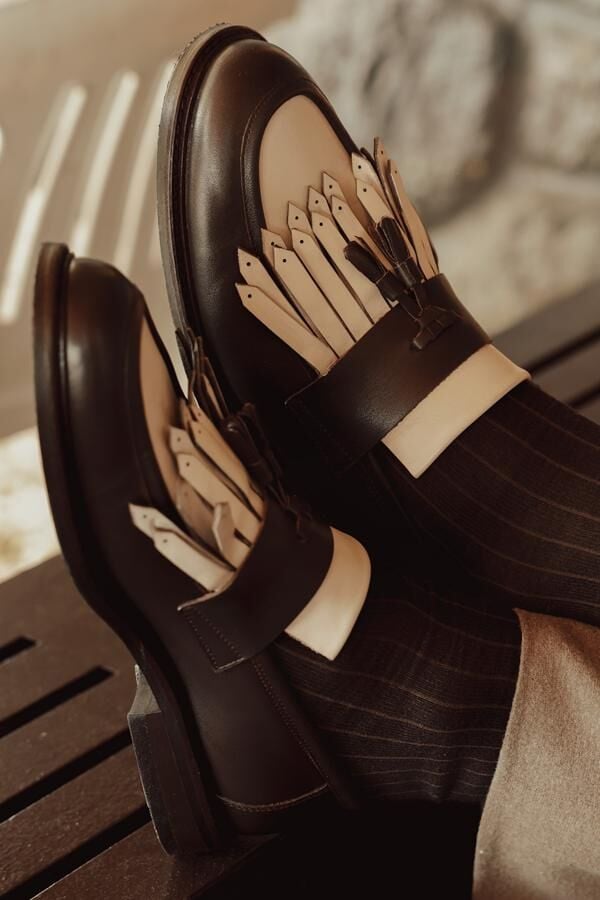 Loafer Ayakkabı Acı Kahve Santo-Naturel Crast - 44