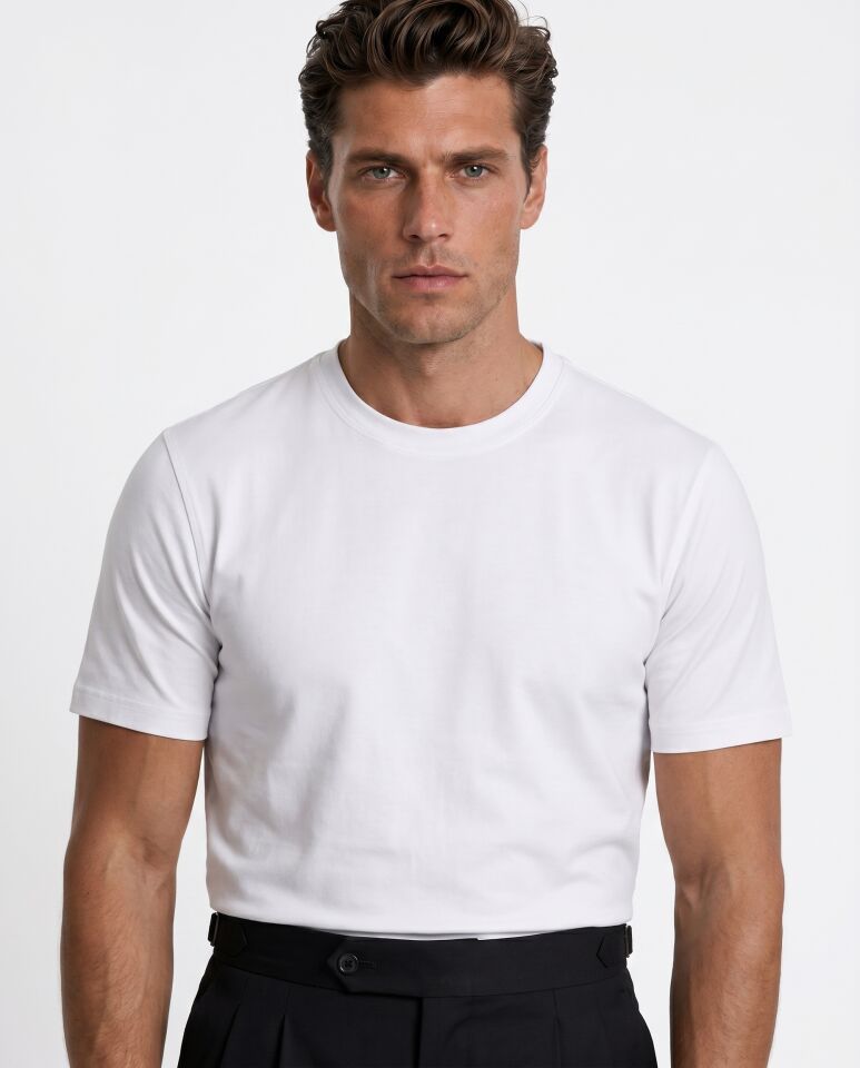 Daily Bis.Yaka Tshirt Beyaz - M