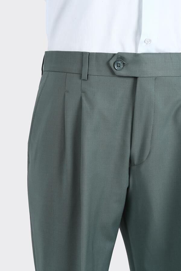 Kruvaze Takım Elbise Yeşil - 50