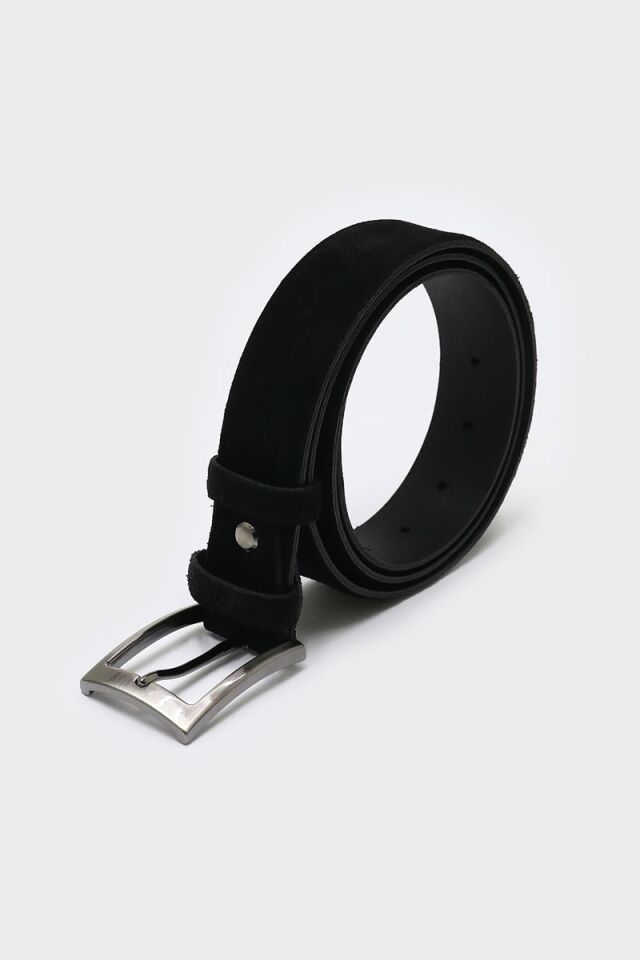 Kemer Siyah Süet - 120