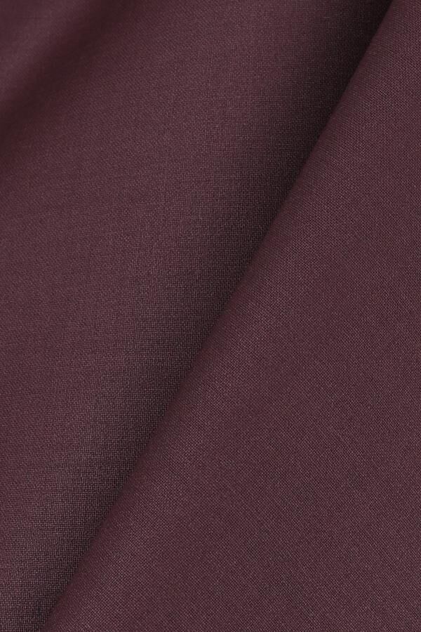 Kruvaze Takım Elbise Mürdüm - 50