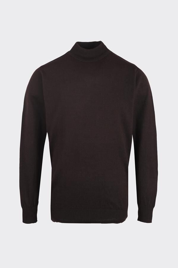 Allure Y.Balıkçı Triko Kahverengi - XL