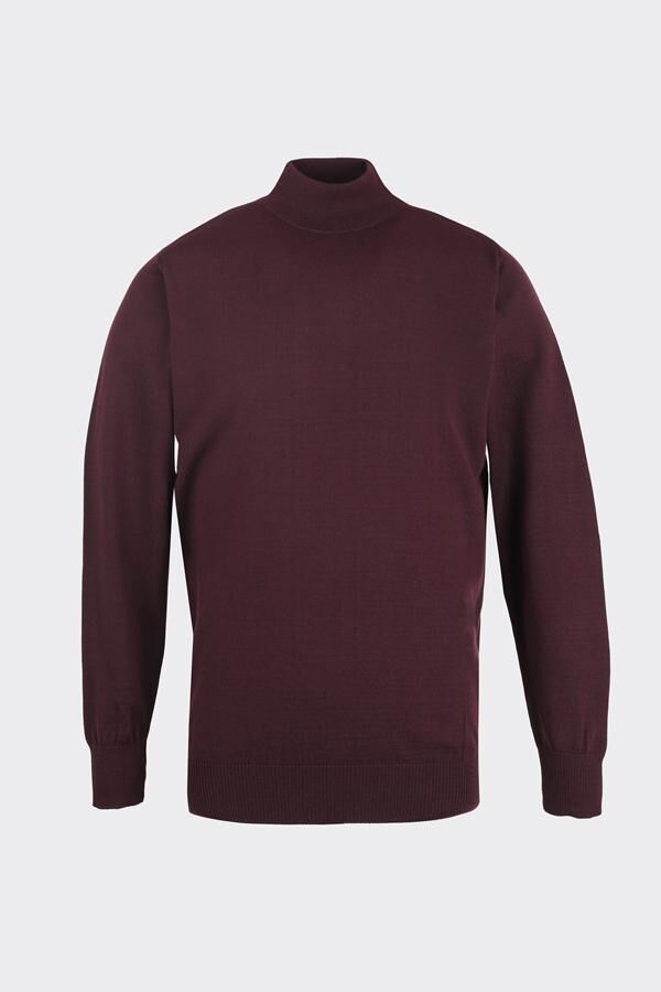Allure Fisherman's Knit Sweater Purple - XXL