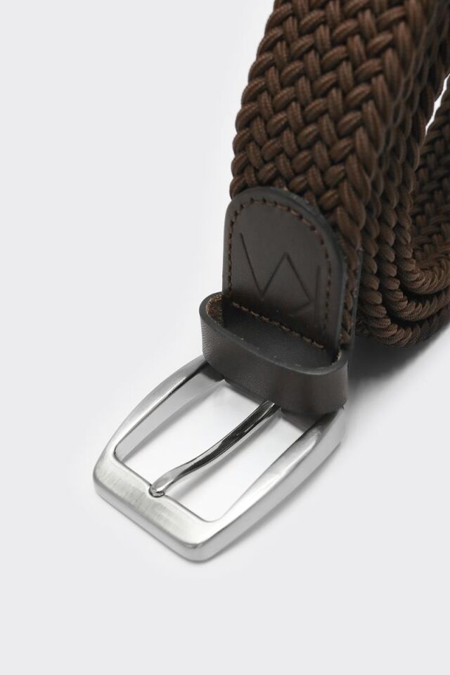 Örgü Kemer Kahverengi - 125