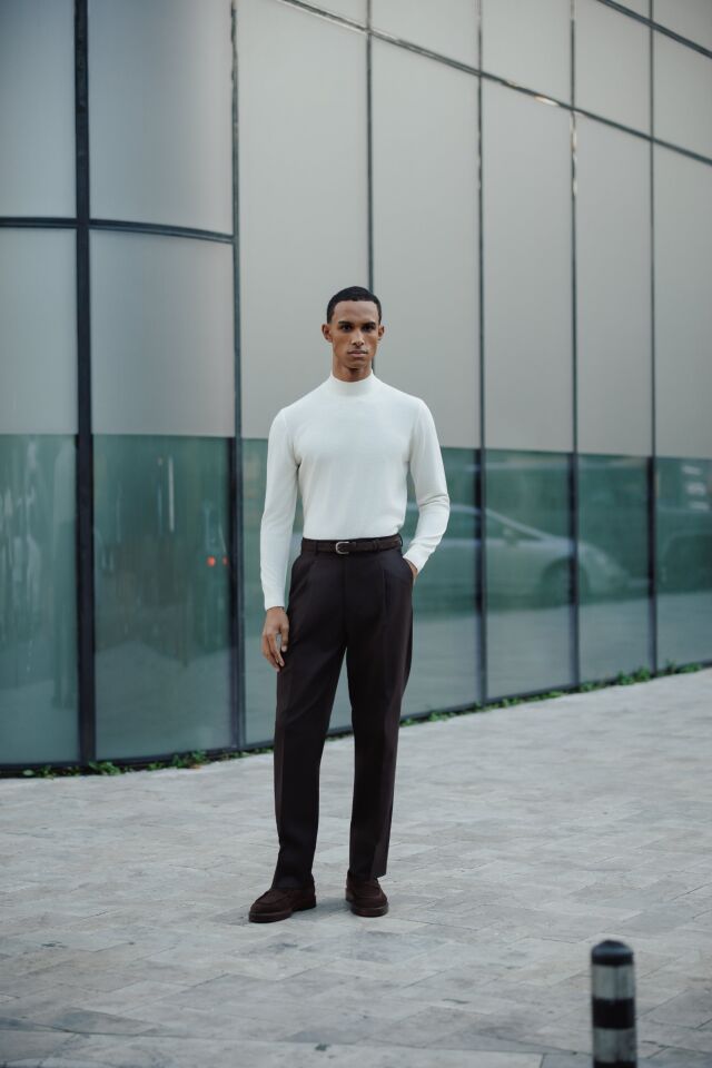 Allure Y.Balıkçı Triko Ekru - XL