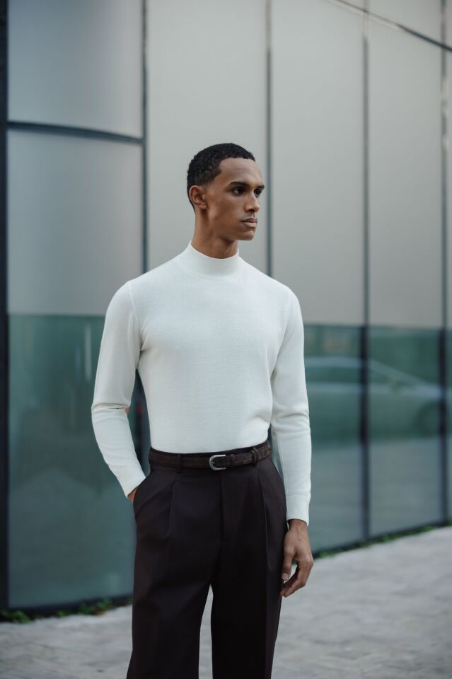 Allure Y.Balıkçı Triko Ekru - XL