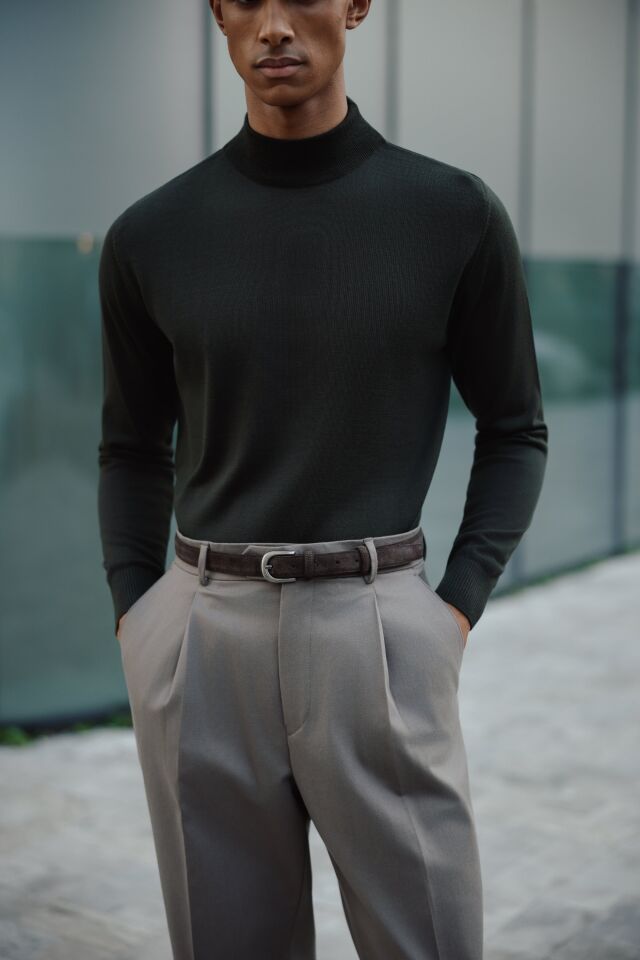 Allure Y.Balıkçı Triko Haki - XL