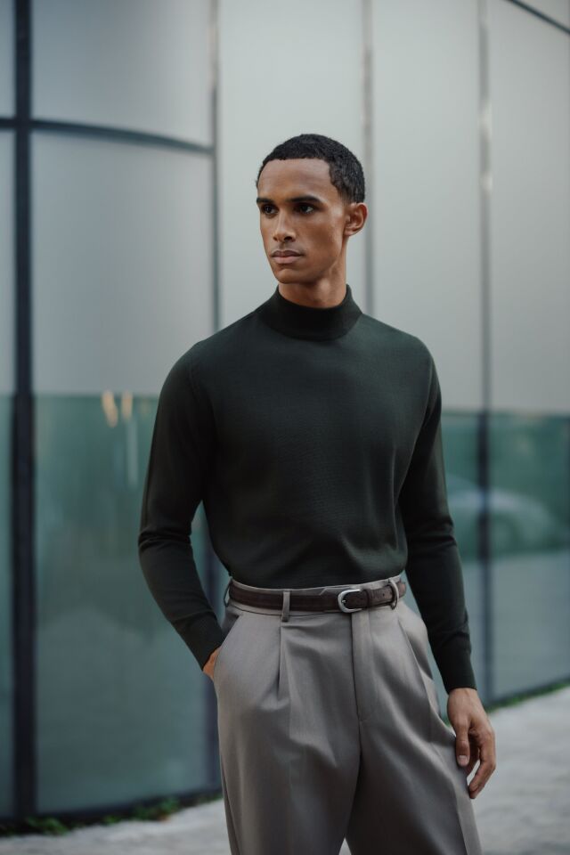 Allure Y.Balıkçı Triko Haki - XXL