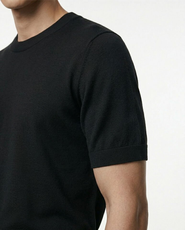 Noble Line Triko T-Shirt Siyah - XXL