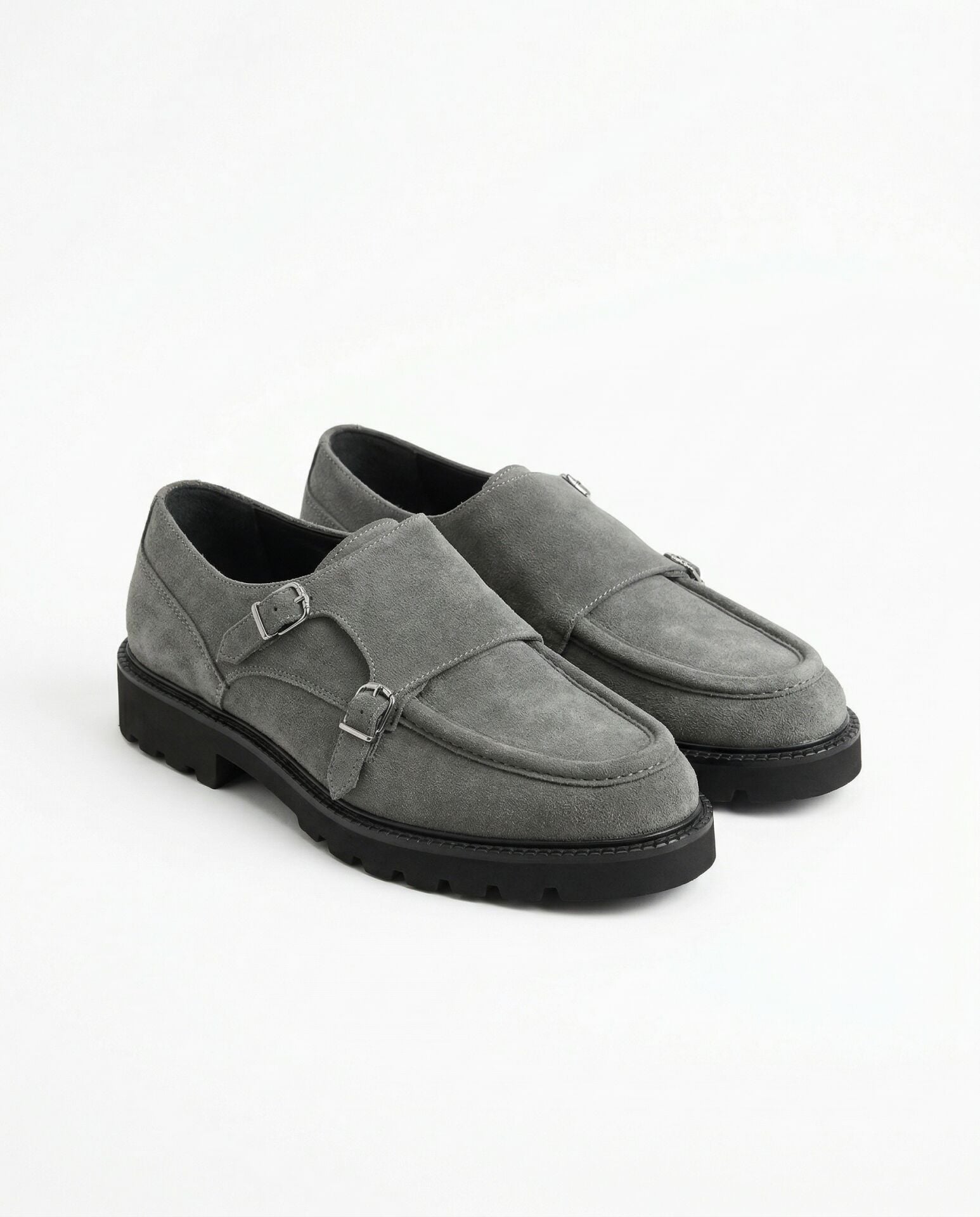 Loafer Ayakkabı Gri Süet - 44