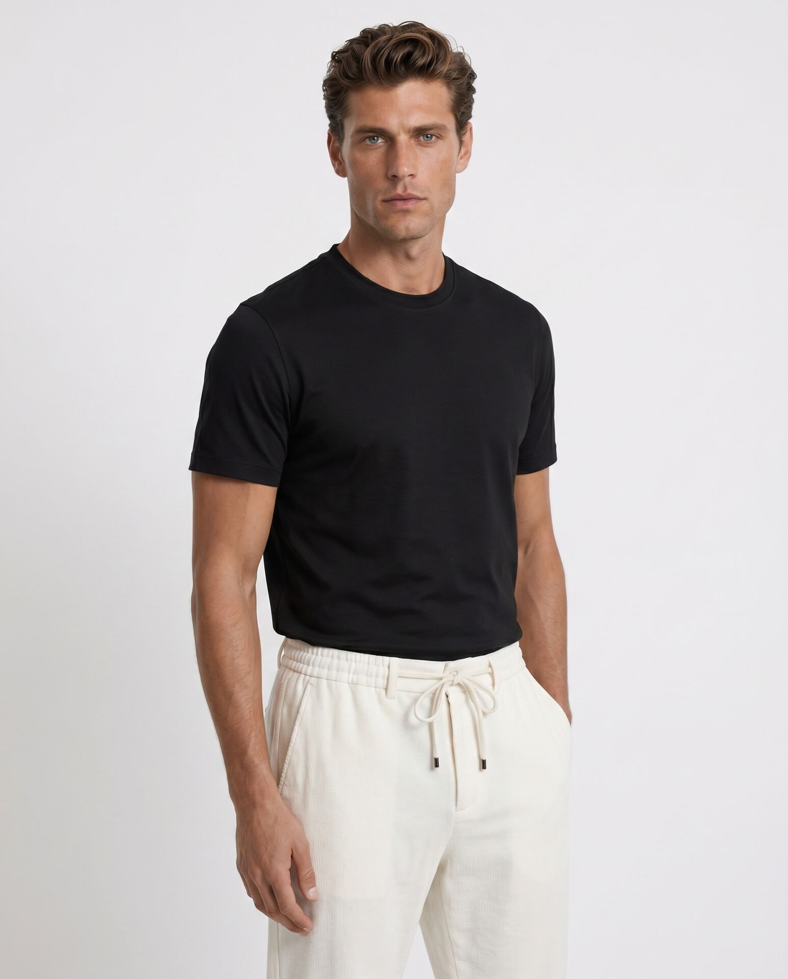 Daily Bis.Yaka Tshirt Siyah - L