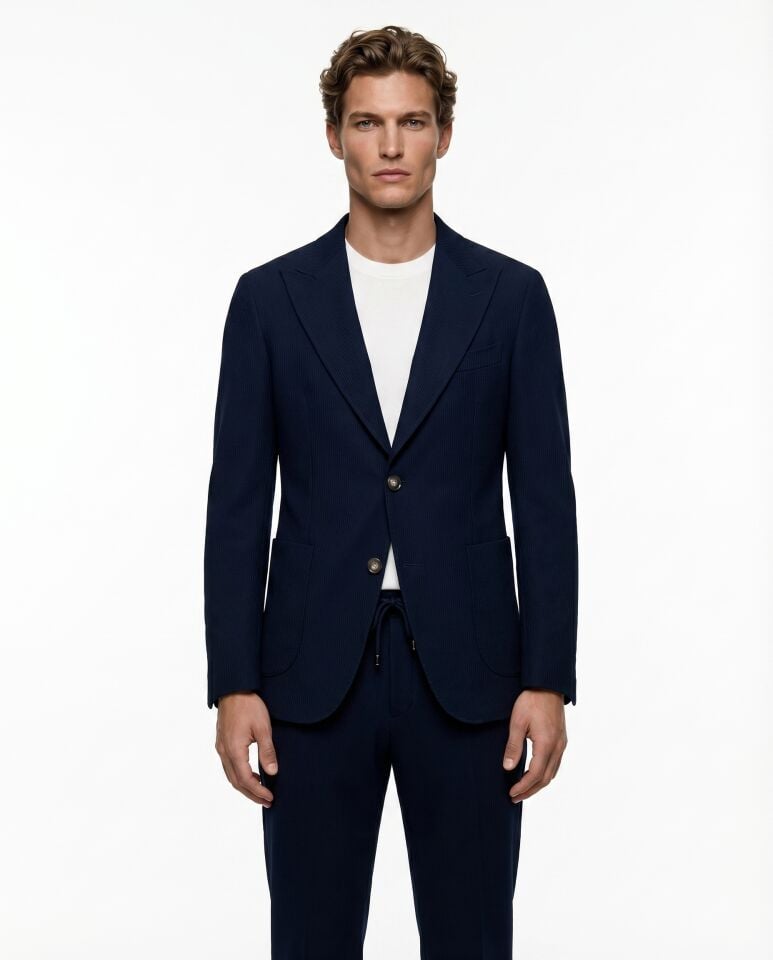 Mirza Ceket Lacivert - 56