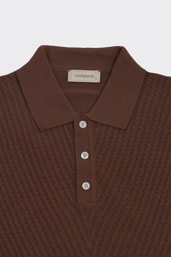 Wınd Polo Yaka Triko Camel - L