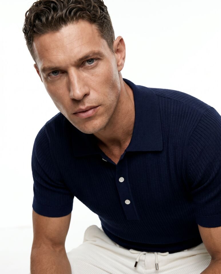 Grand Polo Triko T-Shirt Lacivert - XXL