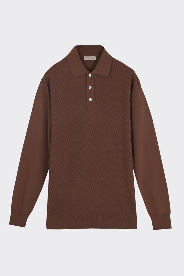 Wınd Polo Yaka Triko Camel - XXL