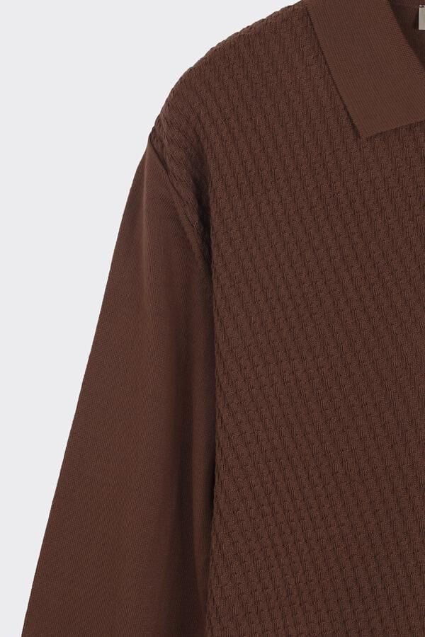 Wınd Polo Yaka Triko Camel - XXL