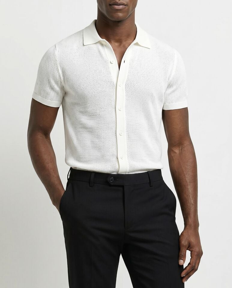Easy Polo Triko T-Shirt Beyaz - XL