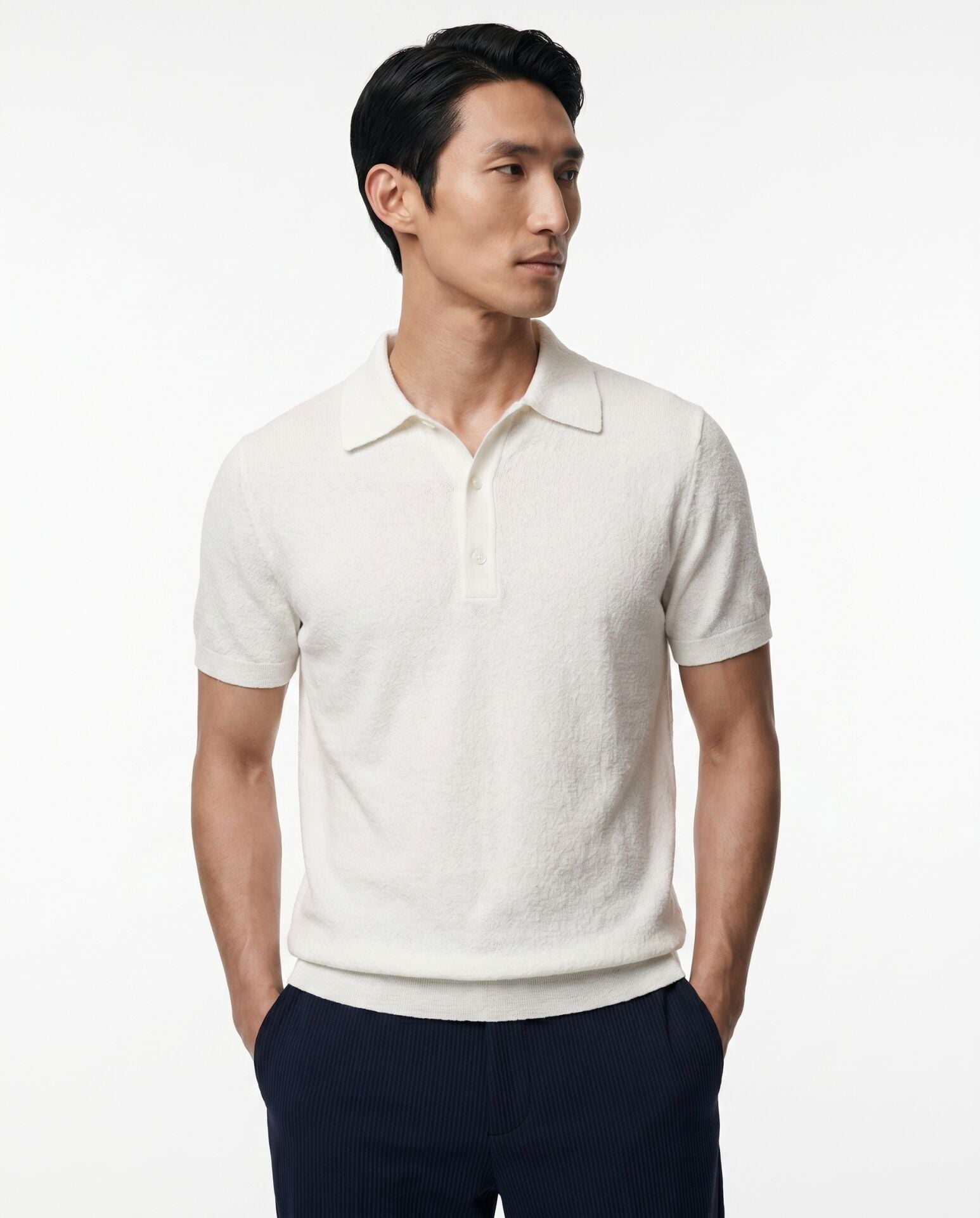 Next Polo Knitwear T-Shirt White - XXL