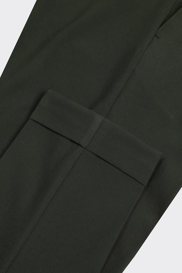 Çift Pile Pantolon Haki - 40