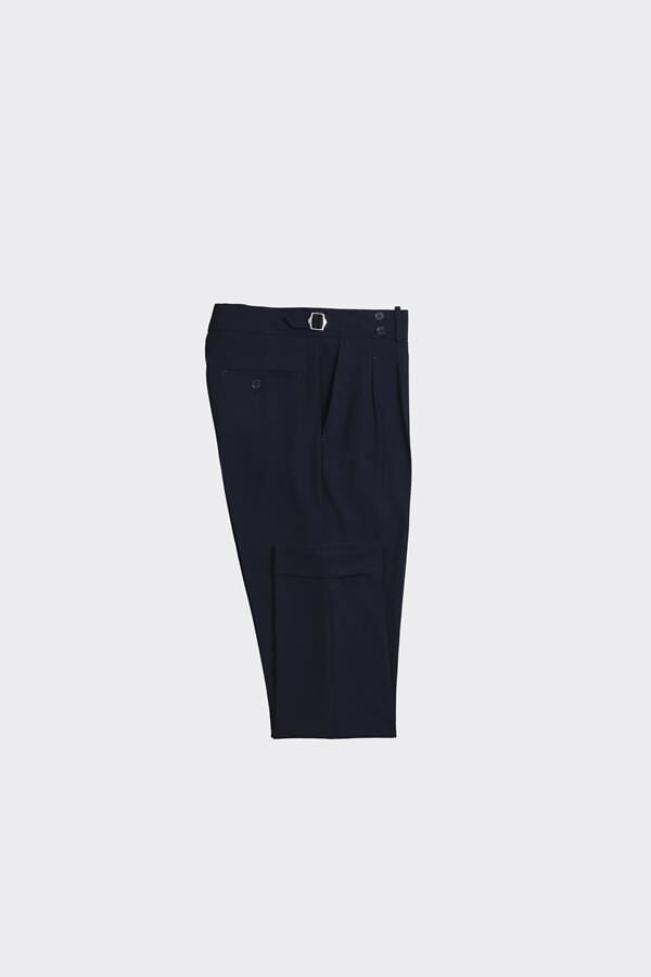 Çift Pile Pantolon Lacivert - 40