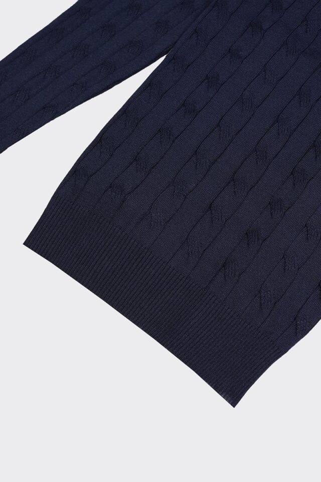 Bis.Yaka Triko Lacivert - M