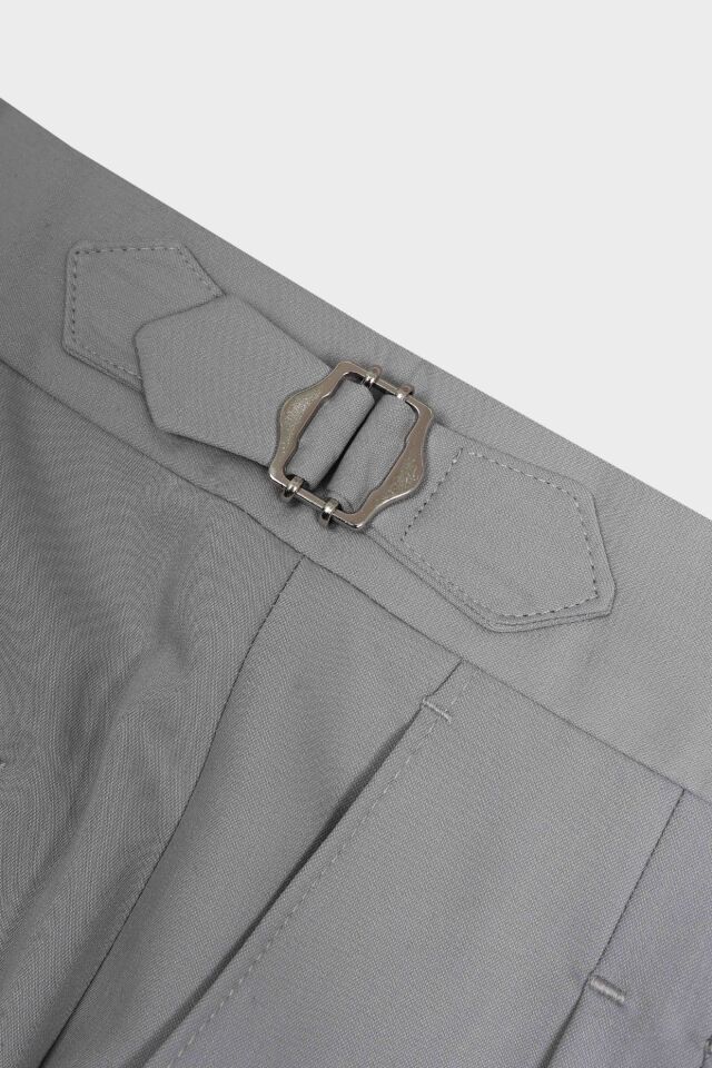 Çift Pile Pantolon Gri - 40