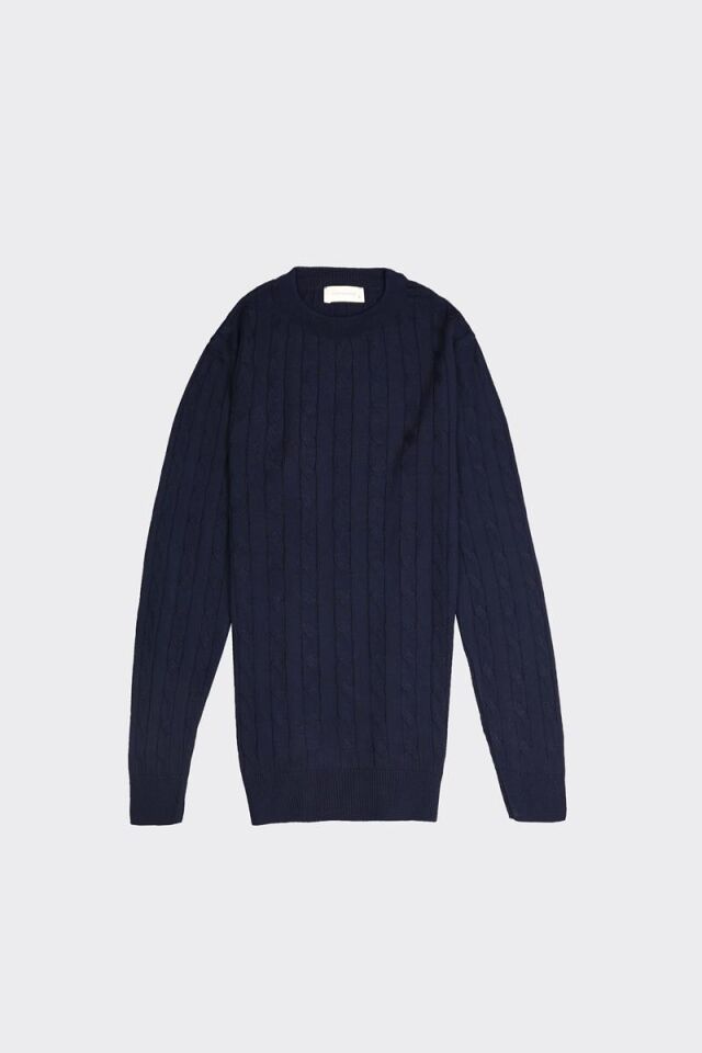 Bis.Yaka Triko Lacivert - XL