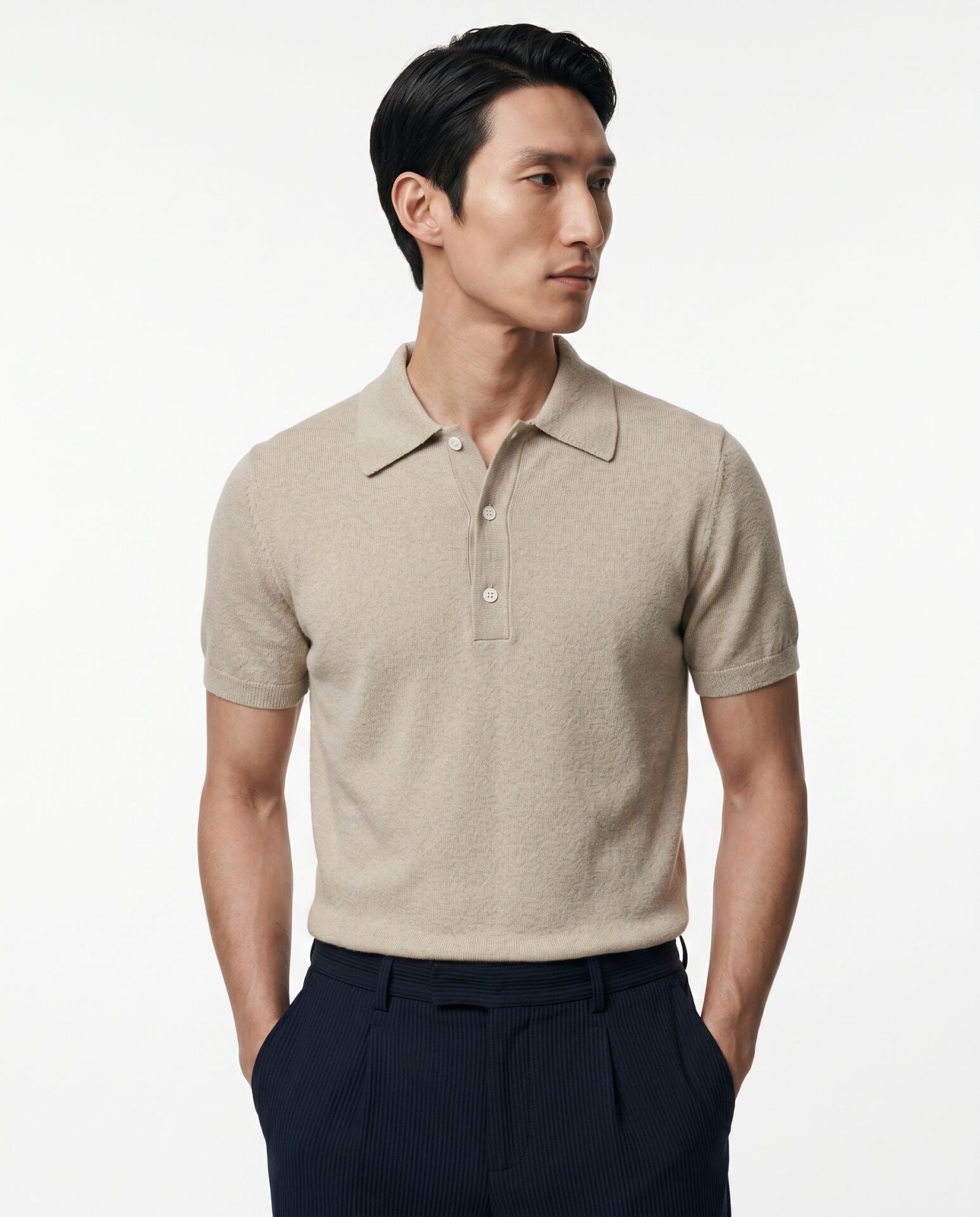 Next Polo Triko T-Shirt Bej - L