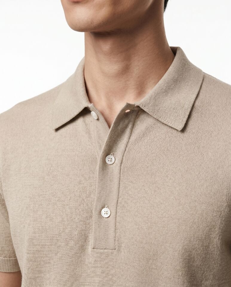 Next Polo Triko T-Shirt Bej - L