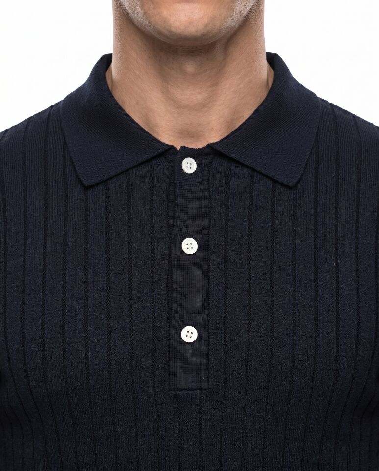 Neo Polo Triko T-Shirt Lacivert - L