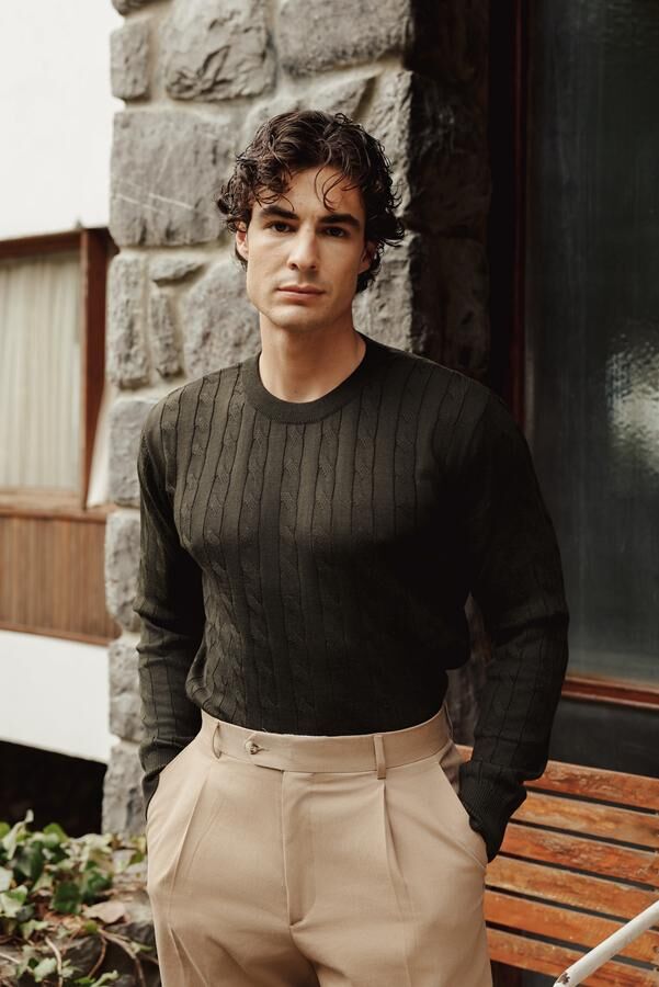 Bis.Yaka Triko Haki - XXL