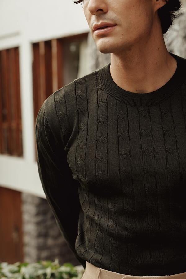 Bis.Yaka Triko Haki - XXL