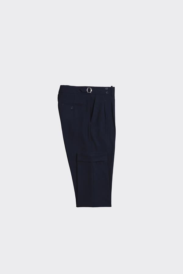 Çift Pile Pantolon Lacivert - 48