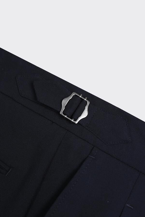 Çift Pile Pantolon Lacivert - 48