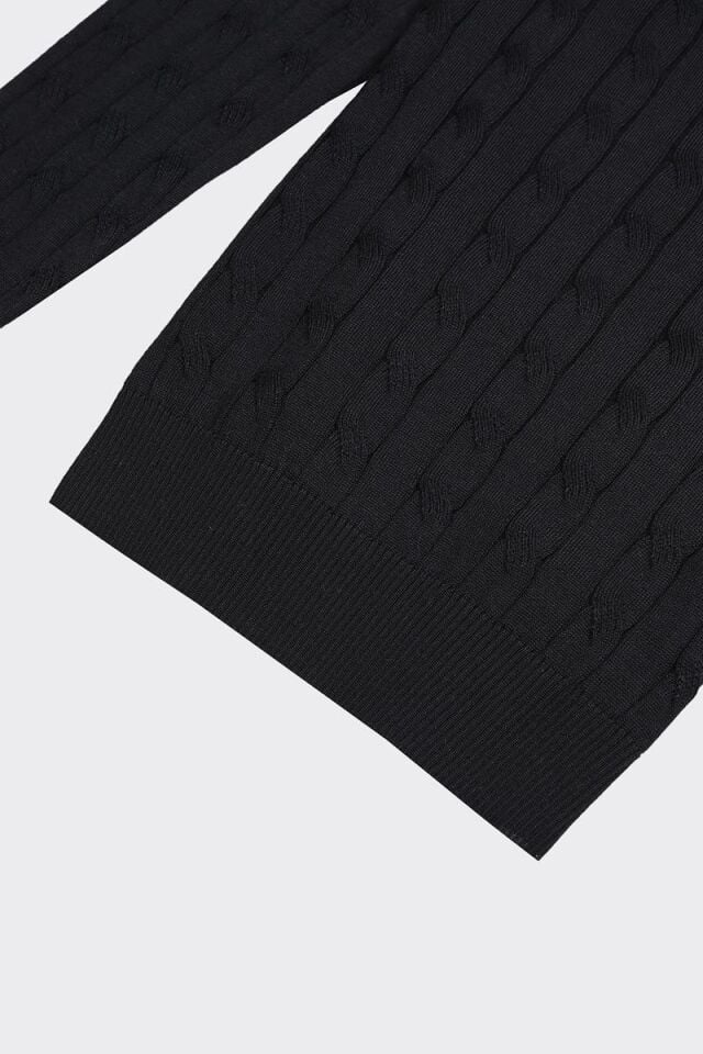 Bis.Yaka Triko Siyah - XXL