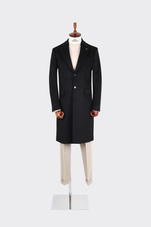Manteau classique noir - Taille 48