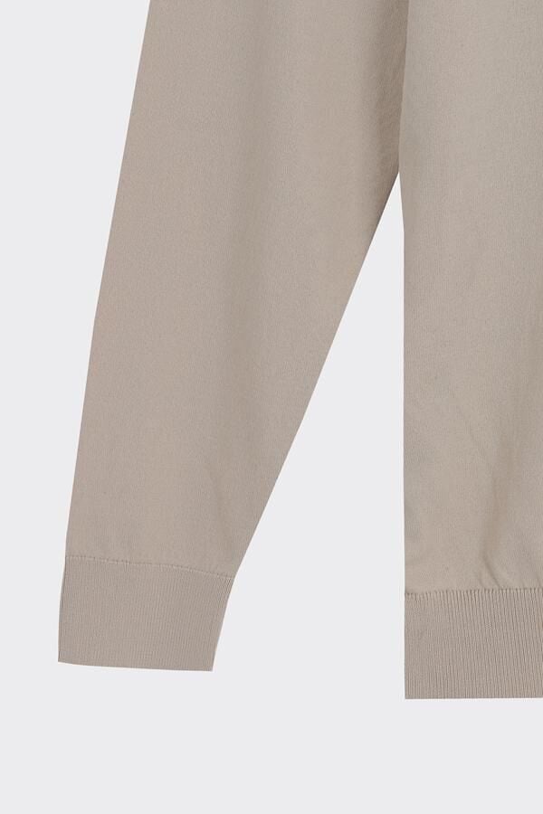 Matcha Polo Yaka Triko Bej - XL