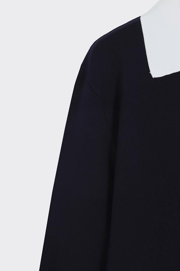 Matcha Polo Yaka Triko Lacivert - XL