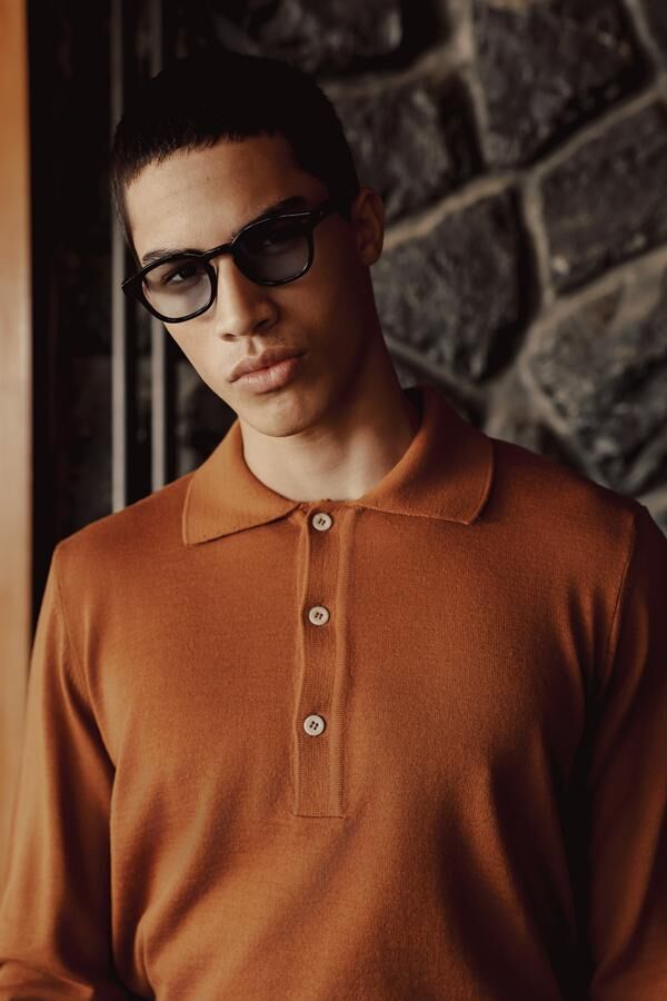 Lora Polo Triko Tarçın - XL