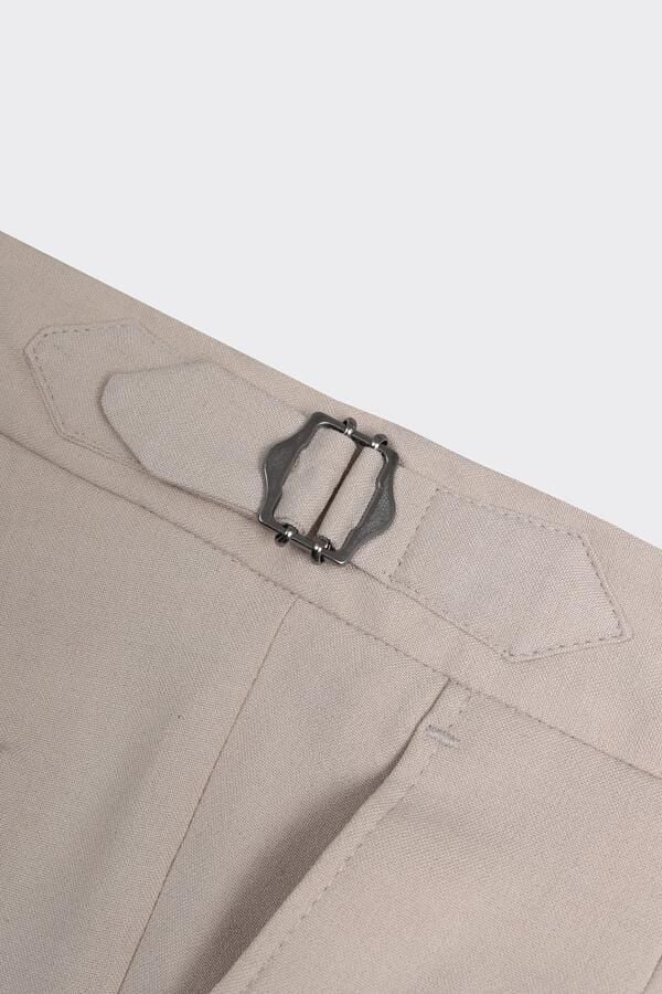 Çift Pile Pantolon Bej - 50