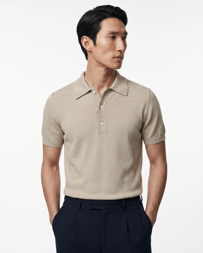 Next Polo Triko T-Shirt Bej - XL