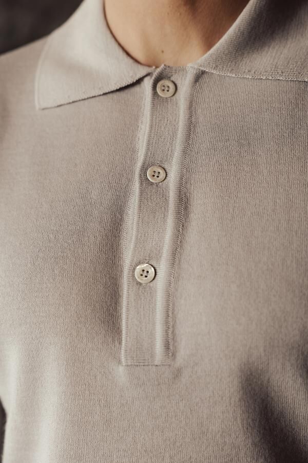 Lora Polo Triko Gri - XL