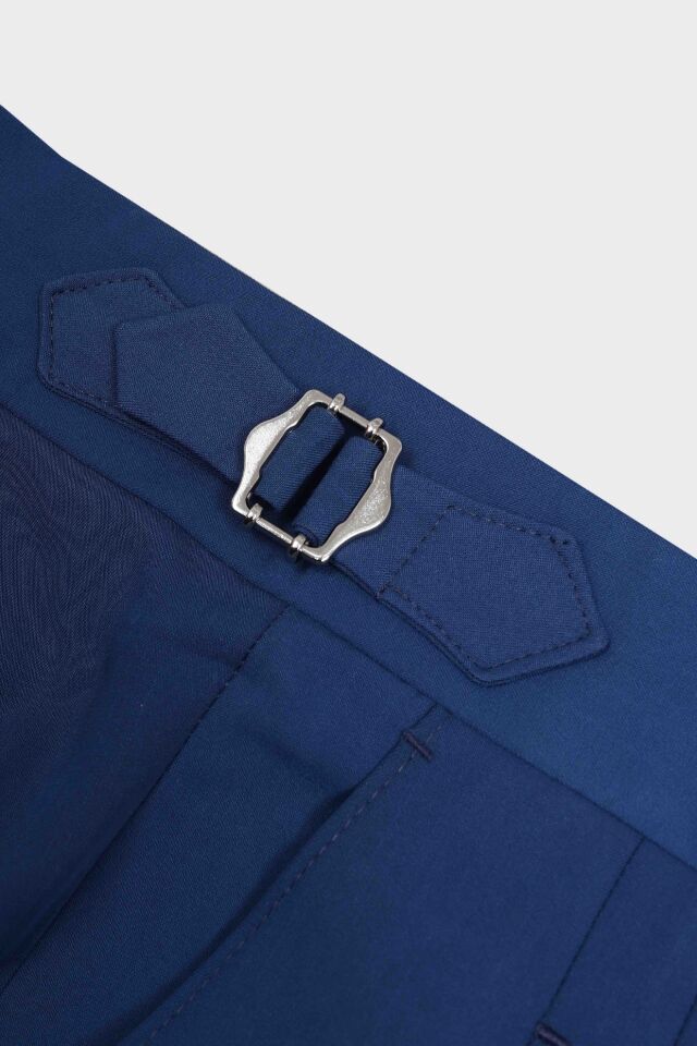 Çift Pile Pantolon Petrol Mavisi - 44