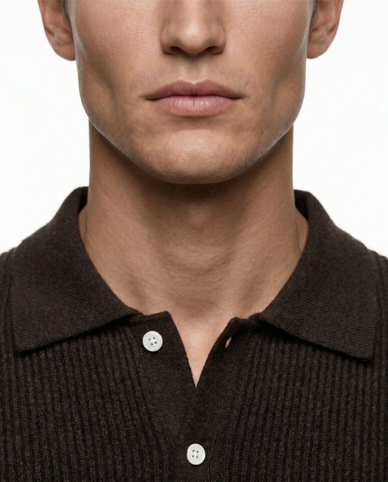 Refined Triko T-Shirt Kahverengi - XXL